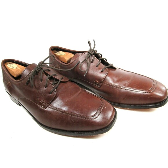 Florsheim Oxfords Washington Brown Leather Apron Toe Mens Size US 13 D - Picture 1 of 9